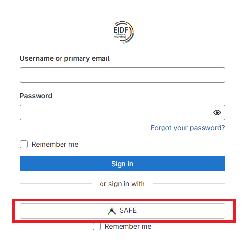 Gitlab Login Page