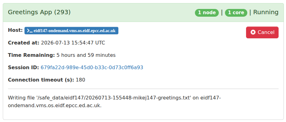 Getting started - EIDF User Documentation